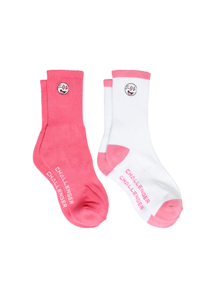 Ghost Mon Dimple Mon Socks Set_Pink_CHB5USO0502PK