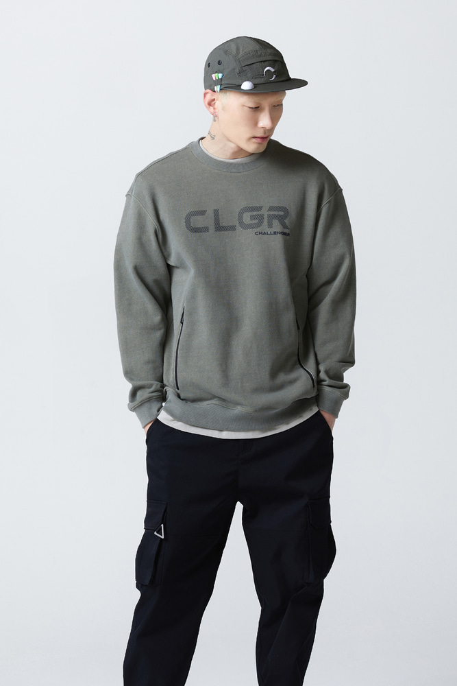 CLGR Pigment Dyeing Sweatshirt_CHB1UTS0110KH