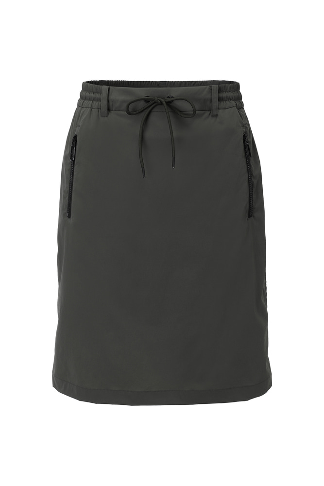 Side String Medium Jersey Skirt_CHB2WSK0215KH